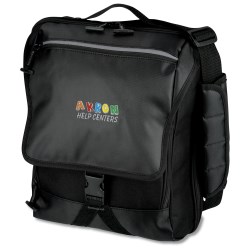 View a larger, more detailed picture of the Life in Motion Netbook Vertical Laptop Bag - Embroidered