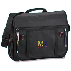 View a larger, more detailed picture of the Global Messenger Bag - Embroidered