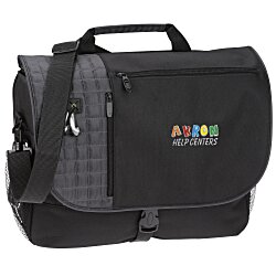 View a larger, more detailed picture of the Verve Checkpoint-Friendly Laptop Messenger Bag - Emb