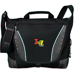 View a larger, more detailed picture of the Edge Messenger Bag - Embroidered