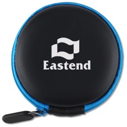 View a larger, more detailed picture of the Zipper Ear Buds w Pouch