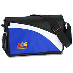 View a larger, more detailed picture of the Stockholm Laptop Messenger - Embroidered
