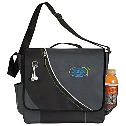 View a larger, more detailed picture of the Slalom Messenger Bag - Embroidered