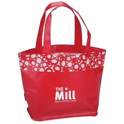 View a larger, more detailed picture of the Annabelle Laminated Tote - Closeout