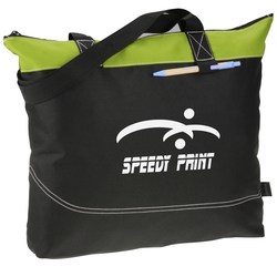View a larger, more detailed picture of the Network Zippered Tote - Closeout