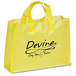 View a larger, more detailed picture of the Colored Frosted Soft-Loop Shopping Bag
