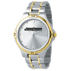 View a larger, more detailed picture of the Two Tone Stainless Steel Watch - Men s