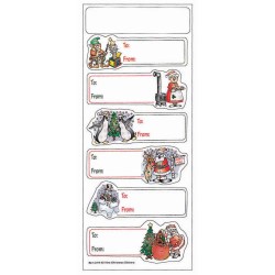 View a larger, more detailed picture of the Holiday Stickers - North Pole