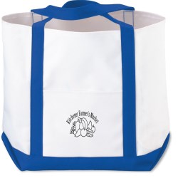 View a larger, more detailed picture of the Deluxe Polyester Tote - Small