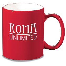 View a larger, more detailed picture of the Red Stoneware Mug