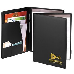 View a larger, more detailed picture of the Pacesetter Executive Leather Folder - Foil Stamp