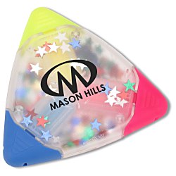 View a larger, more detailed picture of the TriMark Confetti Highlighter - Star