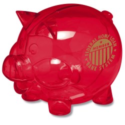 View a larger, more detailed picture of the The Bank R Piggy Bank