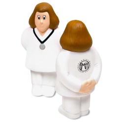 View a larger, more detailed picture of the Stress Reliever - Doctor - Female