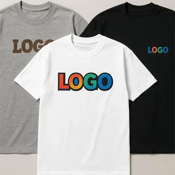 high quality t-shirts printed with logos