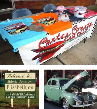Collage of Car Show