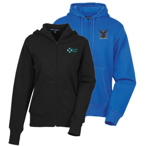 Full-Zip Hooded Fleece Jacket