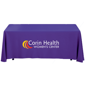 Serged Closed-Back Table Throw