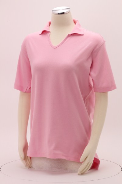 Egyptian Pima Cotton Pique Polo - Ladies' 360 View