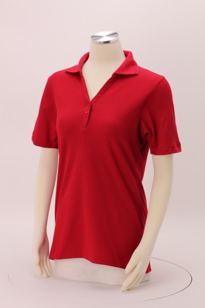 Performance Waffle Mesh Polo - Ladies' 360 View