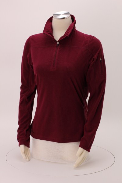 Eddie Bauer 1/4 Zip Pattern Fleece Pullover - Ladies' 360 View
