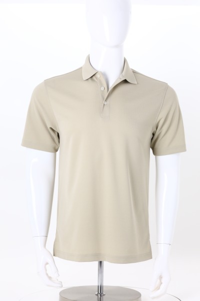Dry Zone Stain Release Mini Grid Polo - Men's 360 View