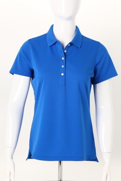 Dry Zone Stain Release Mini Grid Polo - Ladies' 360 View