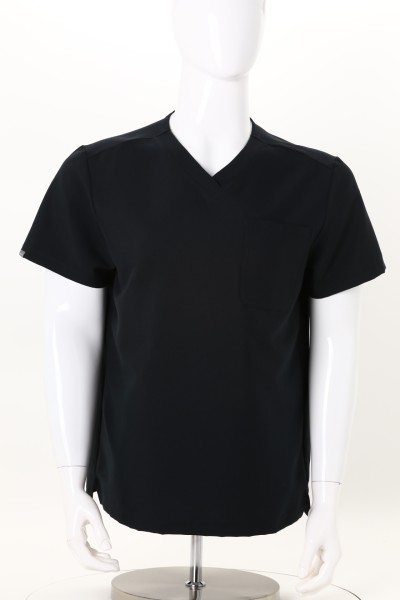 Hanes Essentials V-Neck Pocket Scrub Top - Men's 360 View