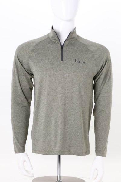 Huk Airweight Heather 1/4-Zip Pullover 360 View