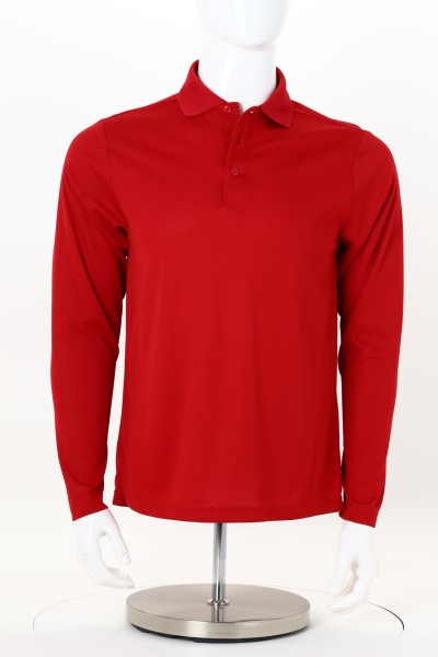 Nova Performance Long Sleeve Pique Polo - Men's 360 View