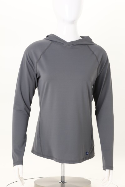 Cutter & Buck Prospect Featherlight Stretch Hooded Pullover - Ladies' 360 View