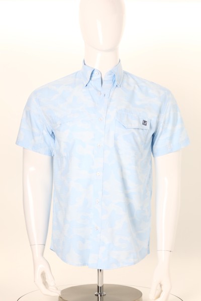 Huk Tide Point Printed Short-Sleeve Shirt 360 View