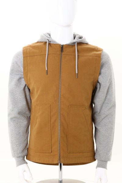 Duck Fleece 2fer Hooded Jacket 360 View