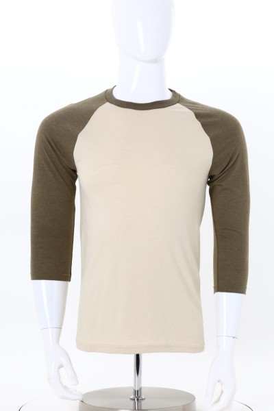American Apparel CVC 3/4-Sleeve T-Shirt 360 View