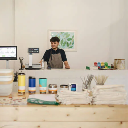 Man Behind The Counter