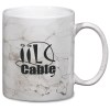 View Image 1 of 1 of Marble Mug - White - 11 oz.