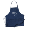 View Image 1 of 1 of Denim 3-Pocket Apron