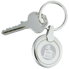 View Image 1 of 1 of Perspective Keychain - Round