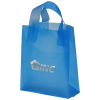 View Image 1 of 2 of Soft-Loop Frosted Shopper - 10" x 8" - Foil
