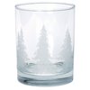 View Image 1 of 1 of On-the-Rocks Glass with Iced Tree Design - 13-1/2 oz.