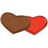 View Image 1 of 1 of Foil-Wrapped Chocolate Heart