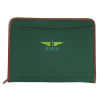 View Image 1 of 2 of Zippered Polyester Portfolio - Embroidered
