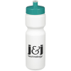 View Image 1 of 2 of Sport Bottle with Push Pull Lid - 28 oz. - White