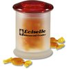 View Image 1 of 2 of New Orleans Candy Jar - Frosted