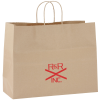 View Image 1 of 1 of Kraft Paper Brown Shopping Bag - 12 inches x 16 inches