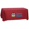 View Image 1 of 6 of Serged Open-Back Polyester Table Throw - 6'