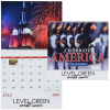 View Image 1 of 3 of Celebrate America Calendar - Spiral