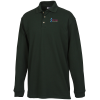 View Image 1 of 1 of Superblend Long Sleeve Pique Polo - Men's