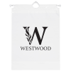View Image 1 of 4 of Poly Bag with Cotton Drawstring - 16" x 12"