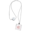 View Image 1 of 4 of Light-Up Pendant Necklace - Square